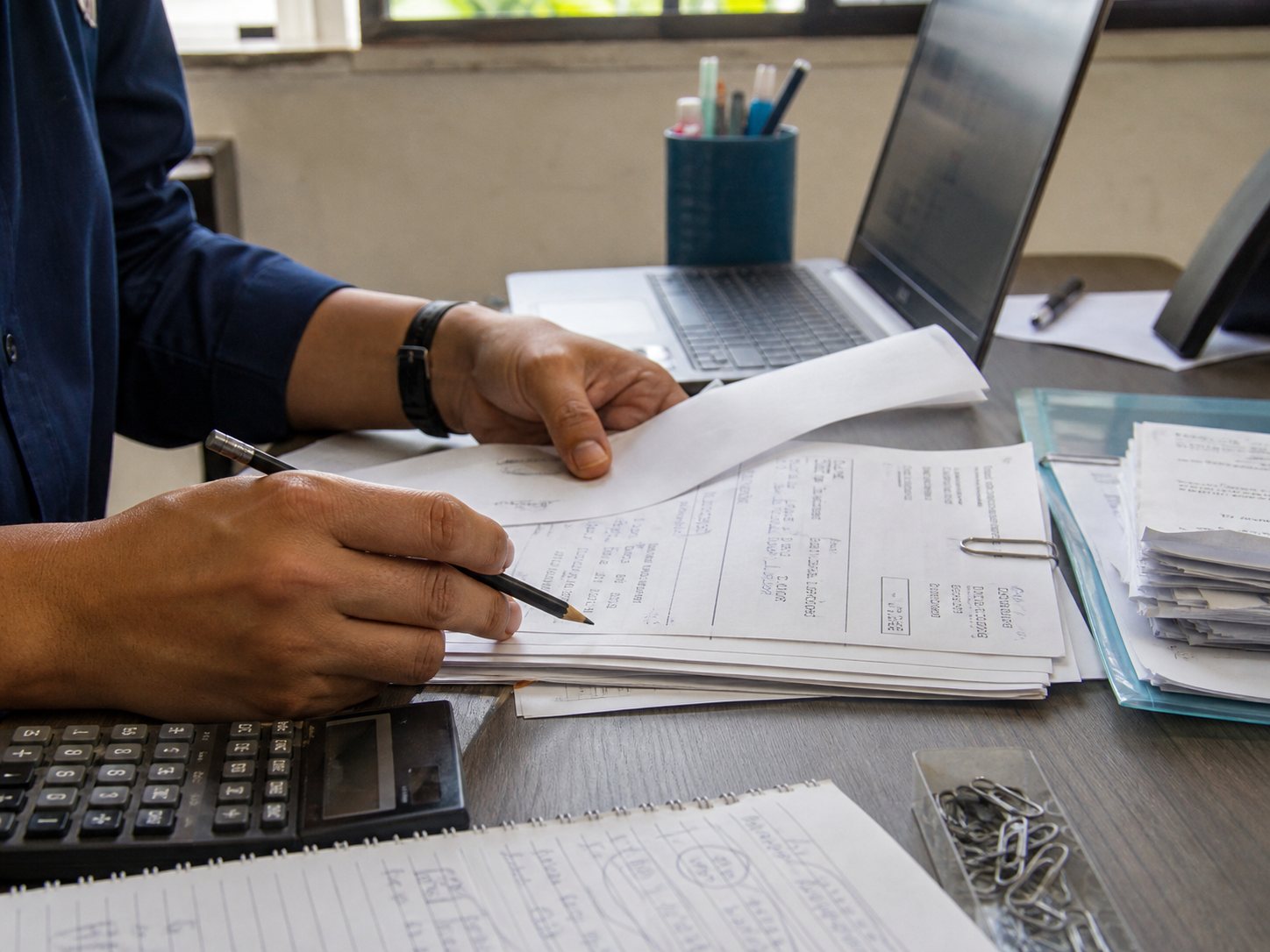 Conferência de documentos em uma rotina contábil